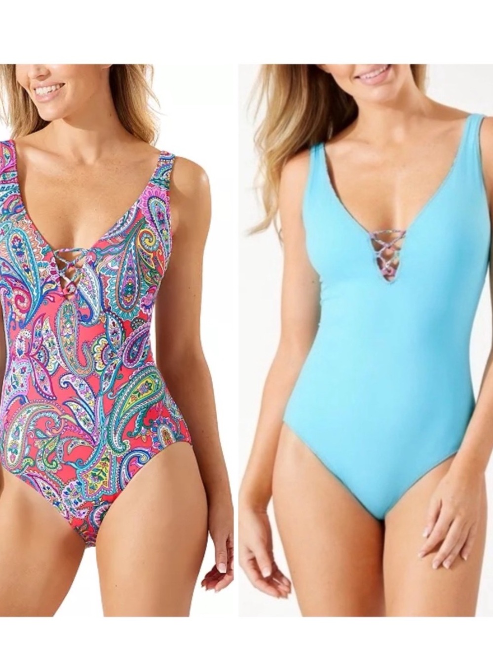 Tommy Bahama Paisley Print Swimsuit